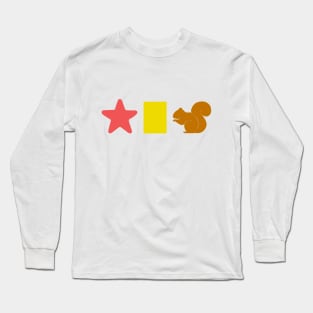 Minimal Spongebob Long Sleeve T-Shirt